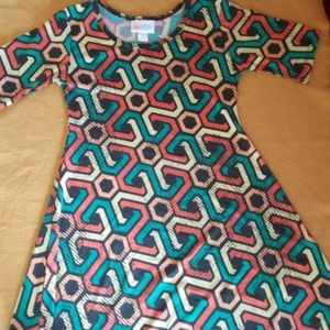 Lularoe Adeline Girls Dress Size 6